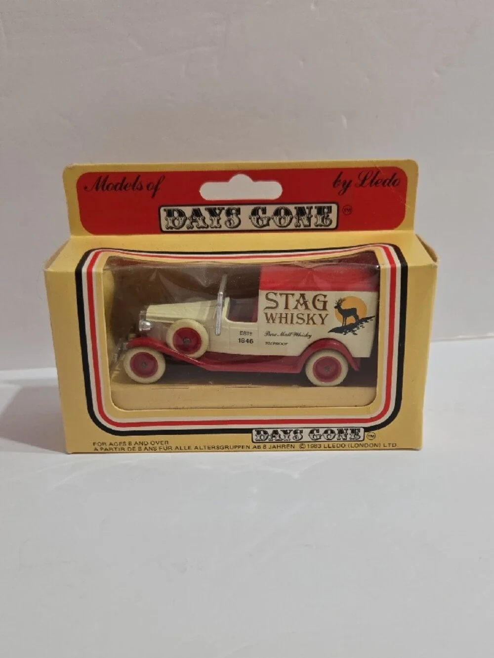 Days Gone Stag Whisky Red & Cream Collectible Toy Van